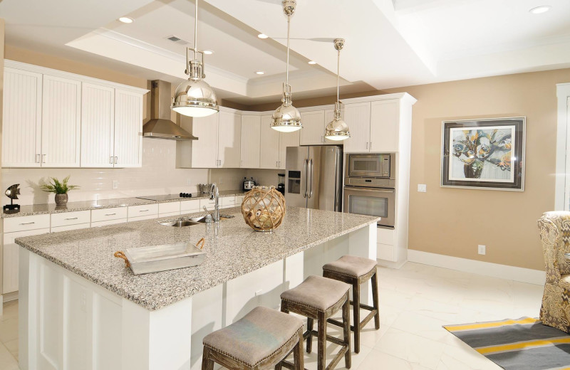 Rental kitchen at Condo World.