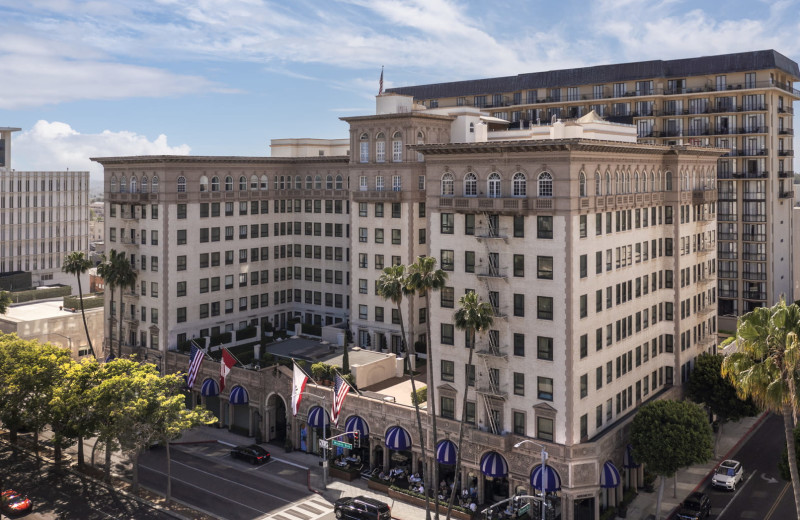 Exterior view of Beverly Wilshire Beverly Hills (A Four Seasons Hotel).