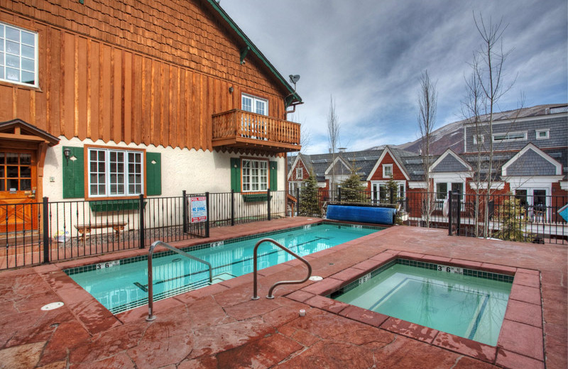 Rental outdoor pool at Frias Properties of Aspen - Alpenblick #13.