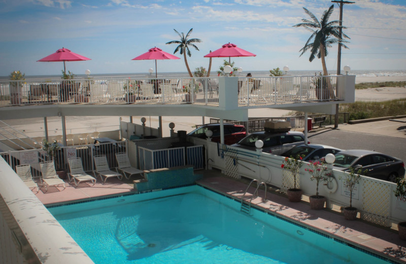 Outdoor pool at Paradise Oceanfront Resort.