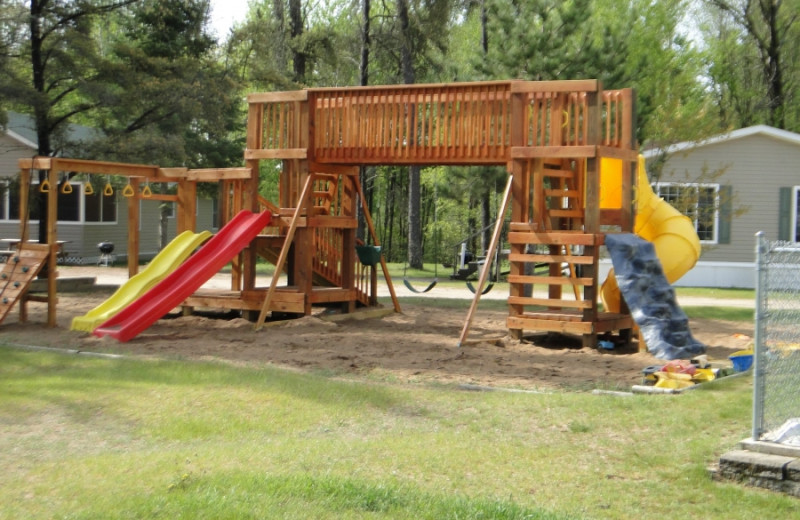 Playground at Becker's Resort & Campground.