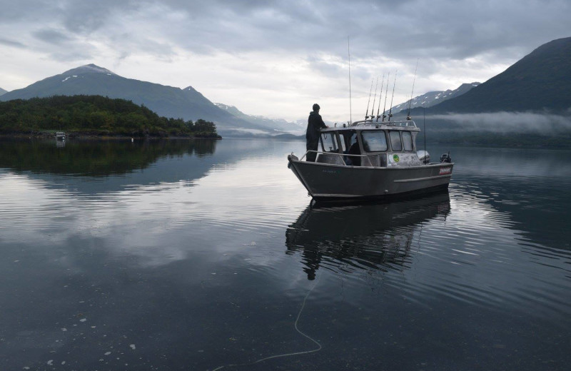 Fishing at Zachar Bay Lodge.