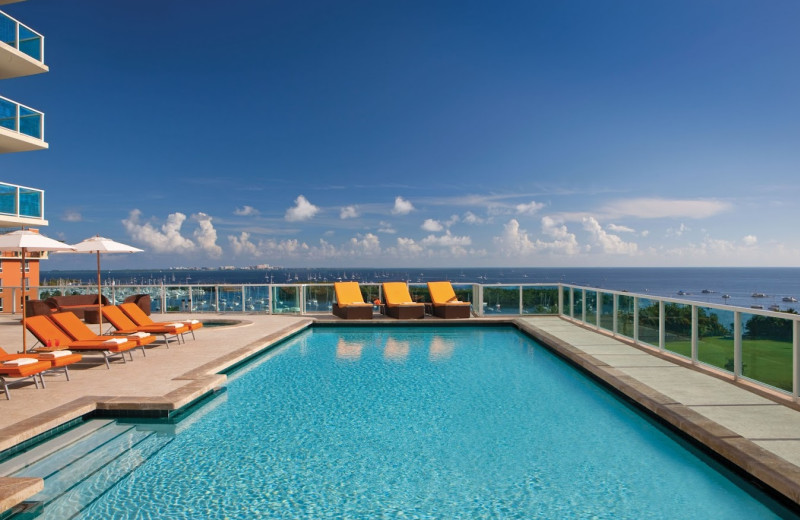 Outdoor pool at Sonesta Bayfront Hotel Coconut Grove.