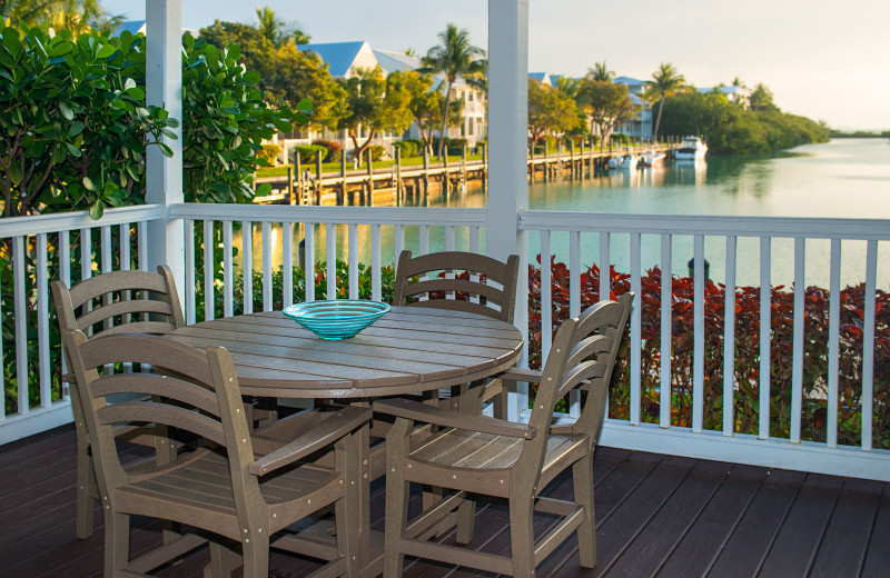 Deck view at Hawks Cay Resort.