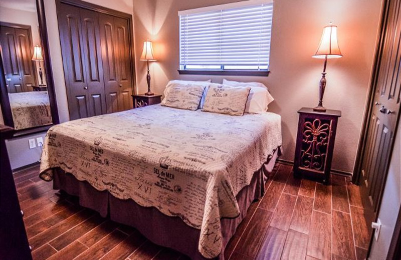 Rental bedroom at Lake Travis & Co.