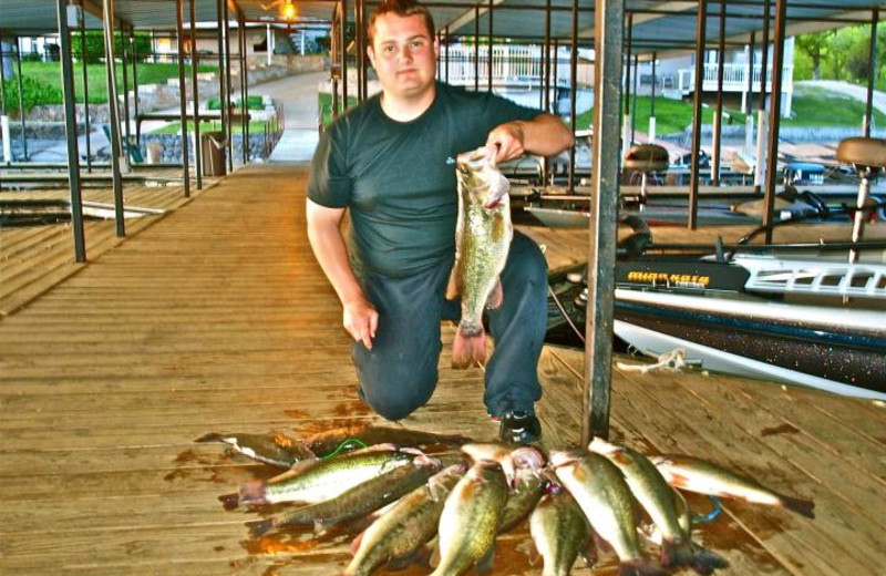 Fishing at Sunset Inn Resort.