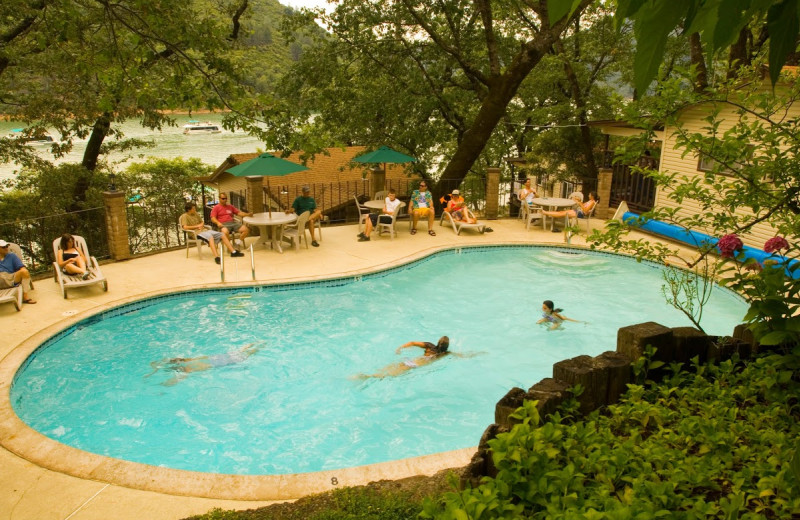 Outdoor pool at Tsasdi Resort.