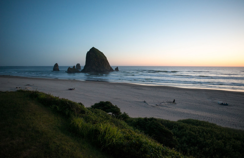 Beach at Hallmark Resort & Spa Cannon Beach.