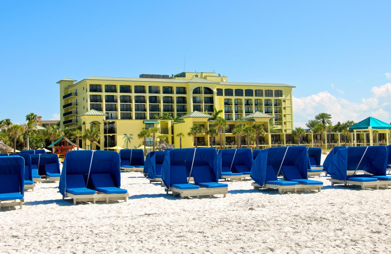 Beach at Sirata Beach Resort.