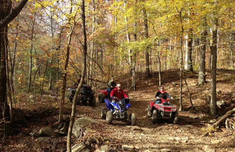 ATV trails at Mulberry Mountain Lodging & Events.