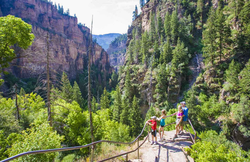 Hiking at Glenwood Canyon Resort.