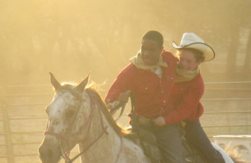 Horseback riding camp at Rancho Cortez.