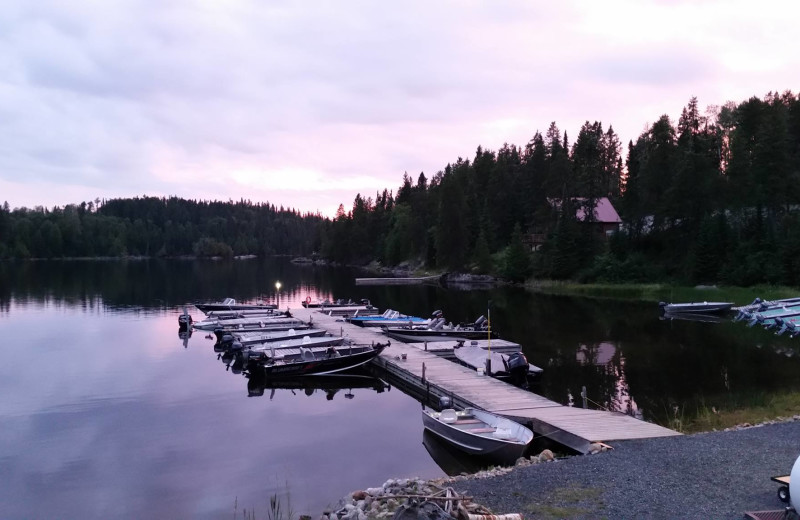 Lake at Cliff Lake Resorts.