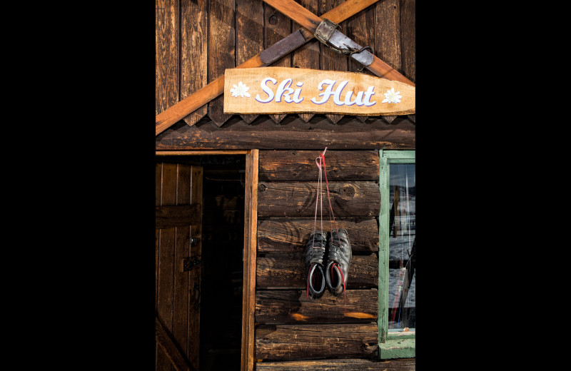 Cabin exterior at The Home Ranch.