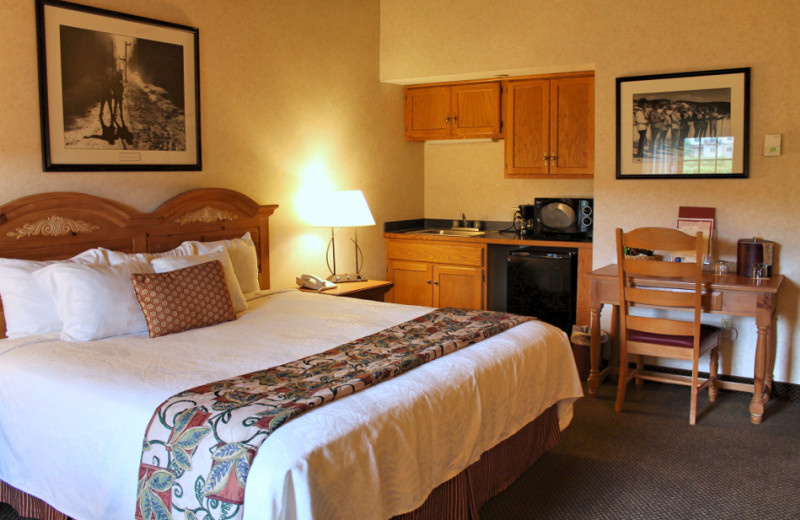 Guest room at Holiday Valley Resort.