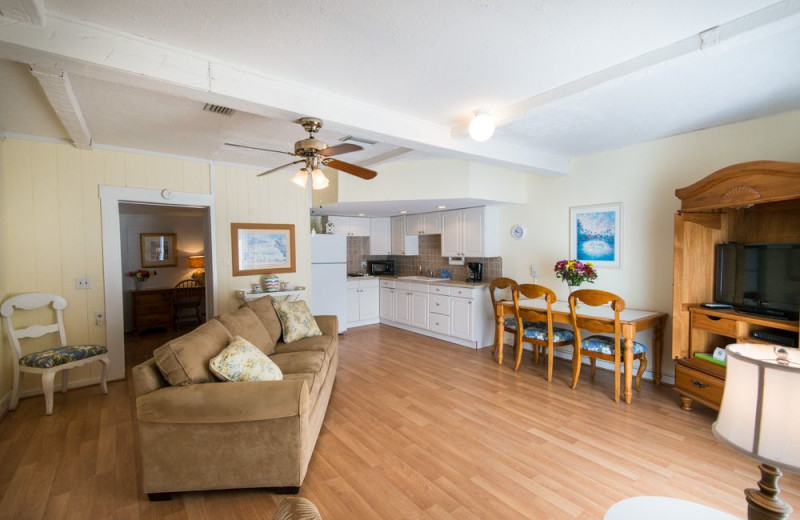 Guest kitchen at Silver Sands Villas.