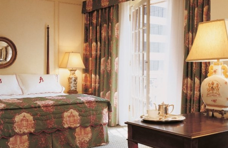 Guest room at The Adolphus.