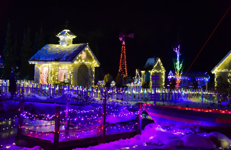 Christmas at Linekin Bay Resort.