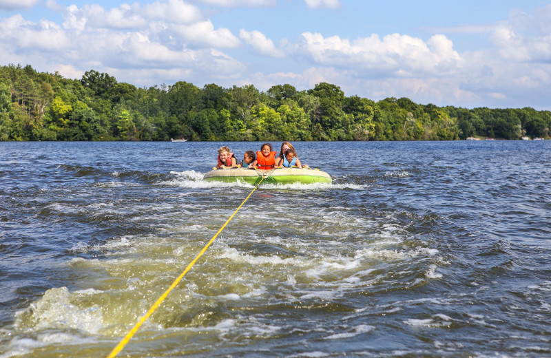 Water tubing at Kel's Kove.