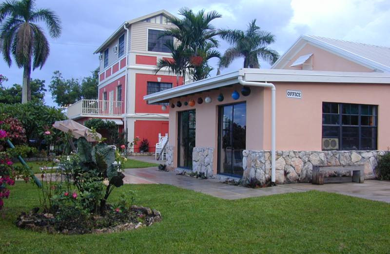 Inn office at Orange Hill Beach Inn.