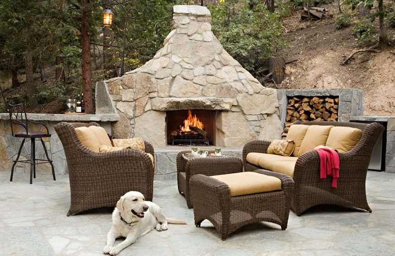 Patio at Pine Mountain Camp.