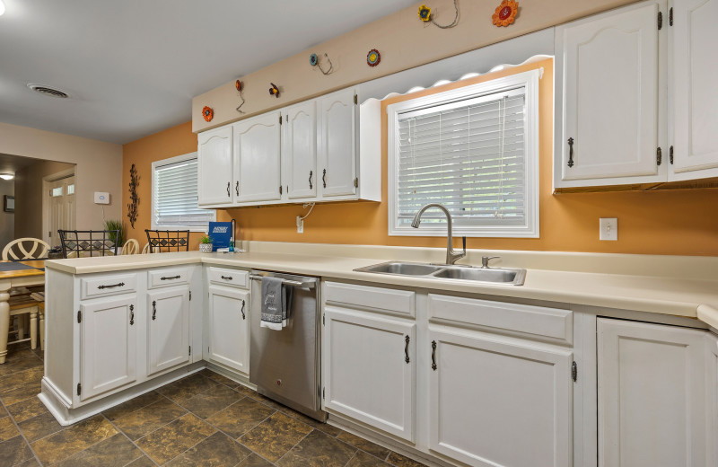 Kitchen at American Patriot Getaways - Buckhorn Springs.