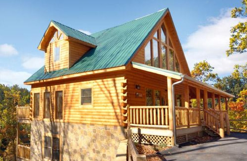 Cabin view at Alpine Mountain Chalets. 