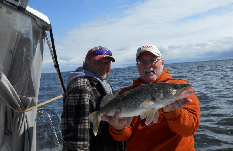 Fishing at River Bend Resort.