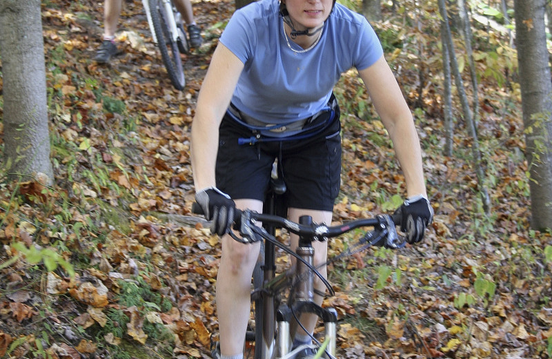 Biking at ACE Adventure Resort.