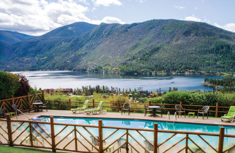 Outdoor pool at Grand Lake Lodge.