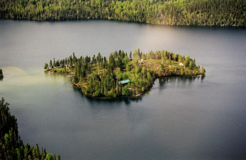 Aerial View of Anishinabi Lodge