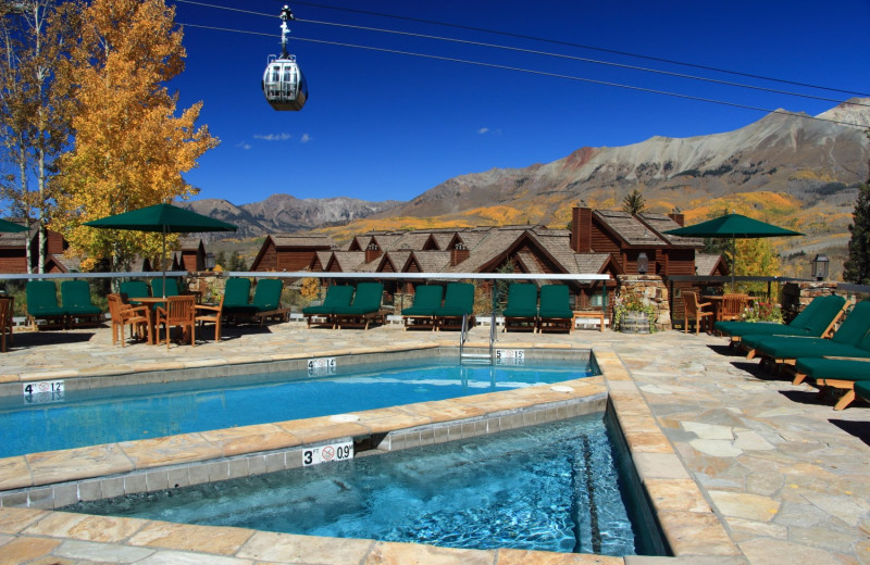 Outdoor pool at Mountain Lodge Telluride.