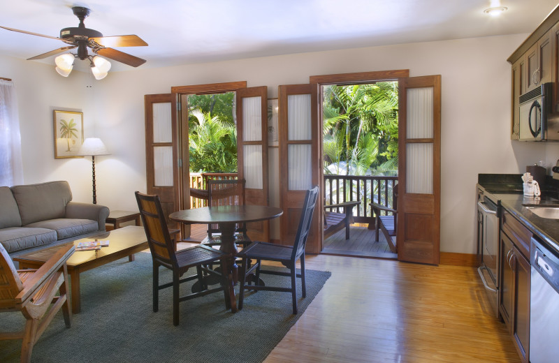 Guest room at Island City House Hotel.