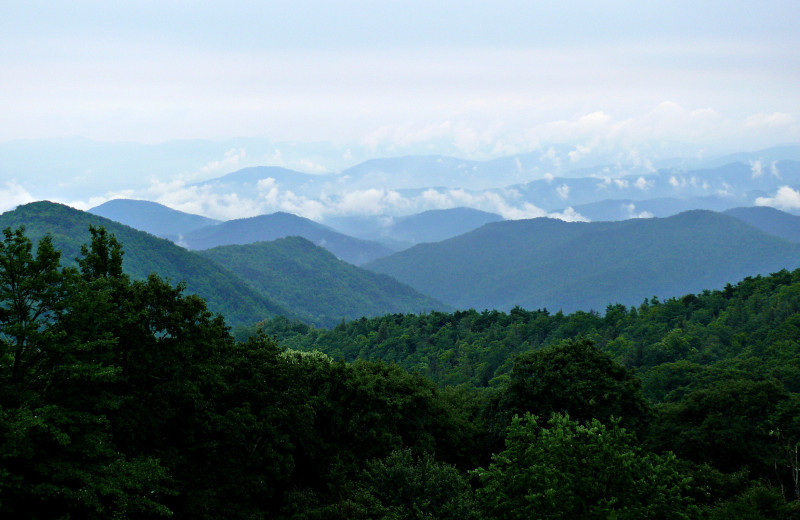 Blue Ridge Parkway near Timbers Lodge.