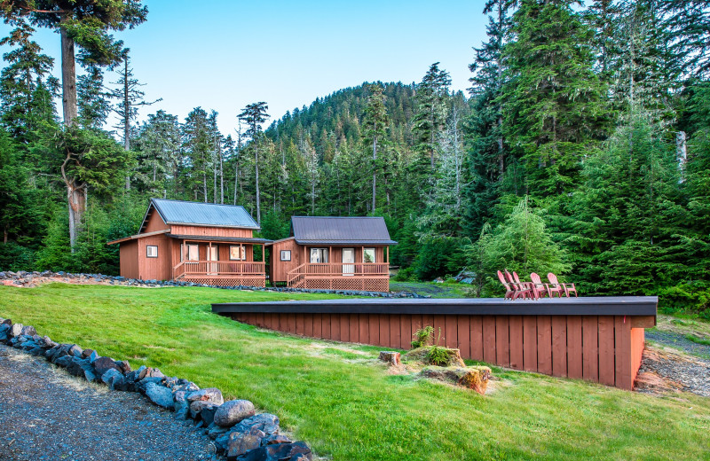 Exterior view of Alaska's Big Salmon Lodge.