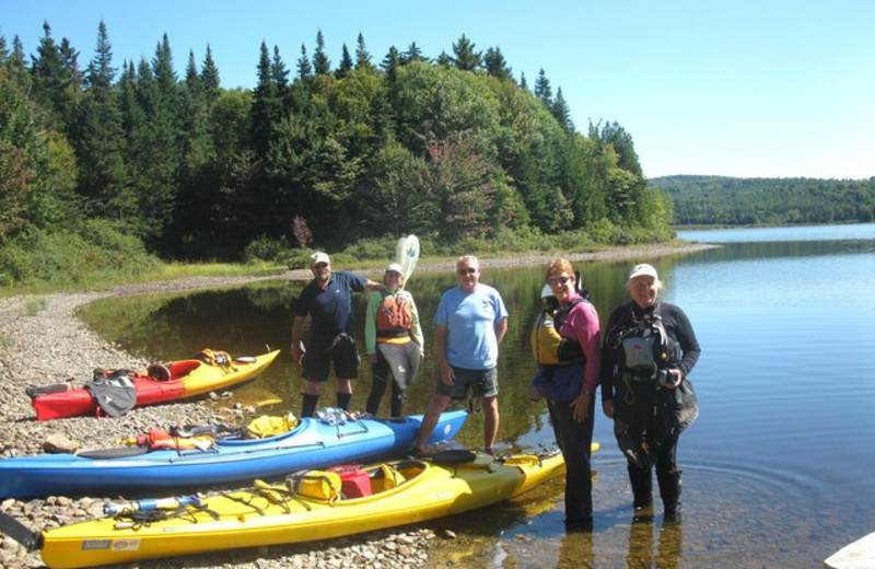 Water activities at Bald Mountain Camps Resort.