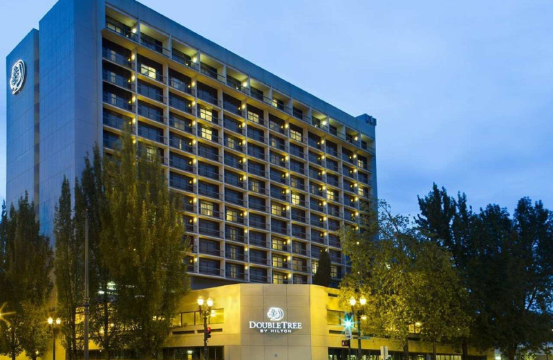 Exterior view of Doubletree Hotel 