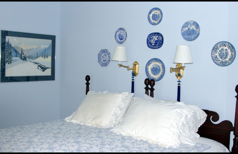 Guest room at Red Door Bed & Breakfast.