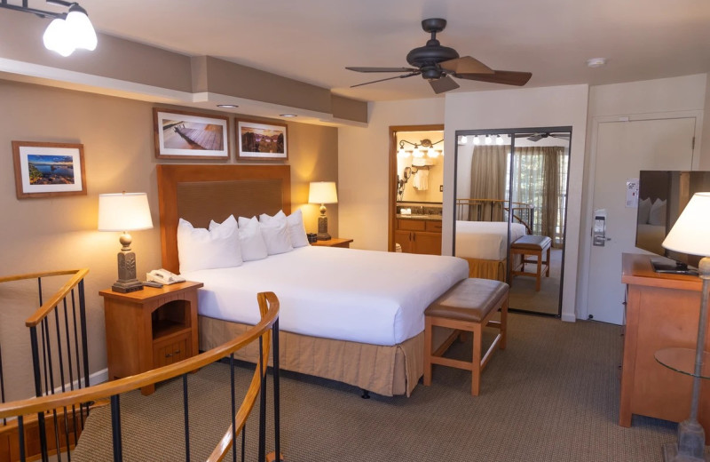 Guest room at Tahoe Beach 