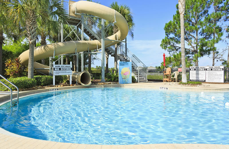 Resort pool at Florida Paradise Villas.