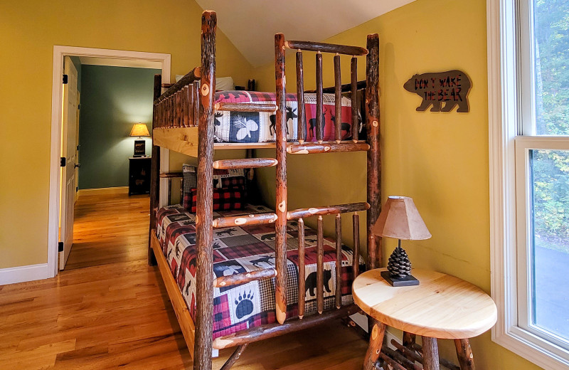 Bedroom at American Patriot Getaways - Checkered Bear Lodge.