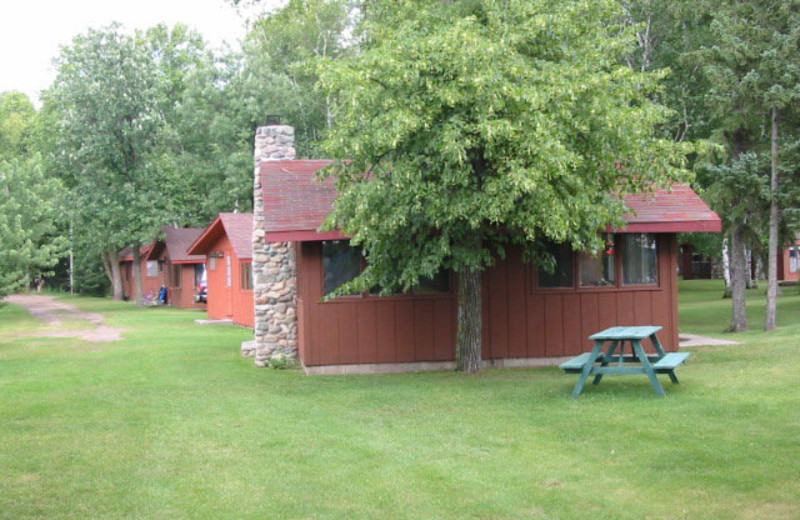 Cabins at Fremont's Point Resort.