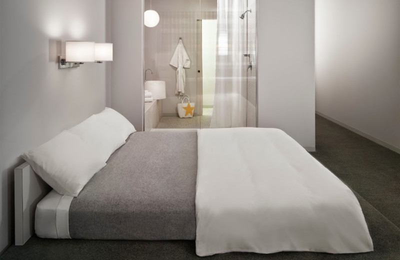 Guest room at The Standard, Downtown LA.