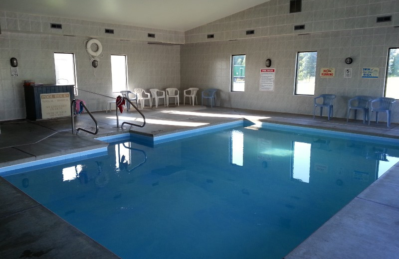 Indoor pool at Sky Lodge Inn & Suites.