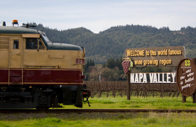 Napa Valley Wine Train near Hennessey House Bed & Breakfast.