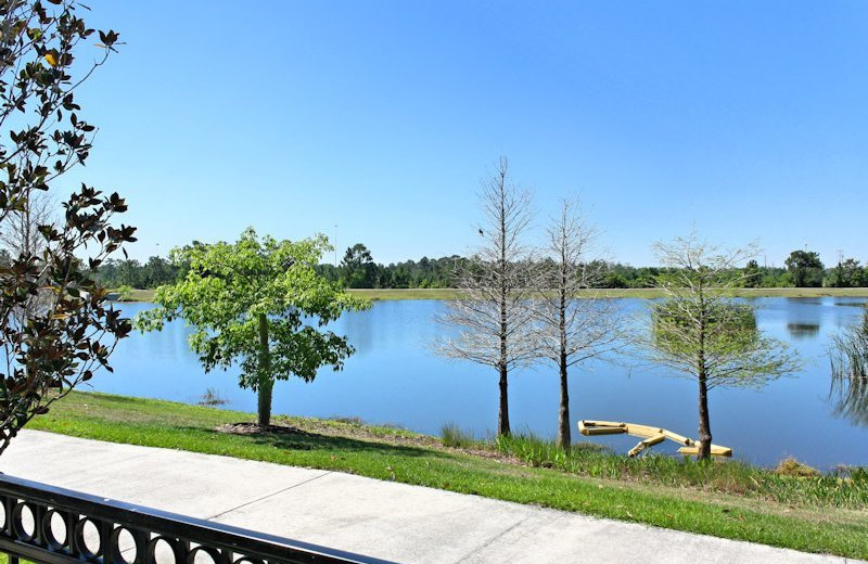 Lakeside view at Vista Cay Inn.