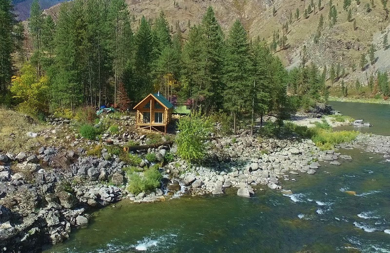 Exterior view of China Bar Lodge.