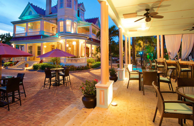 Patio at The Southernmost House.