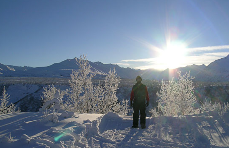 Mountain view at Majestic Valley Lodge.