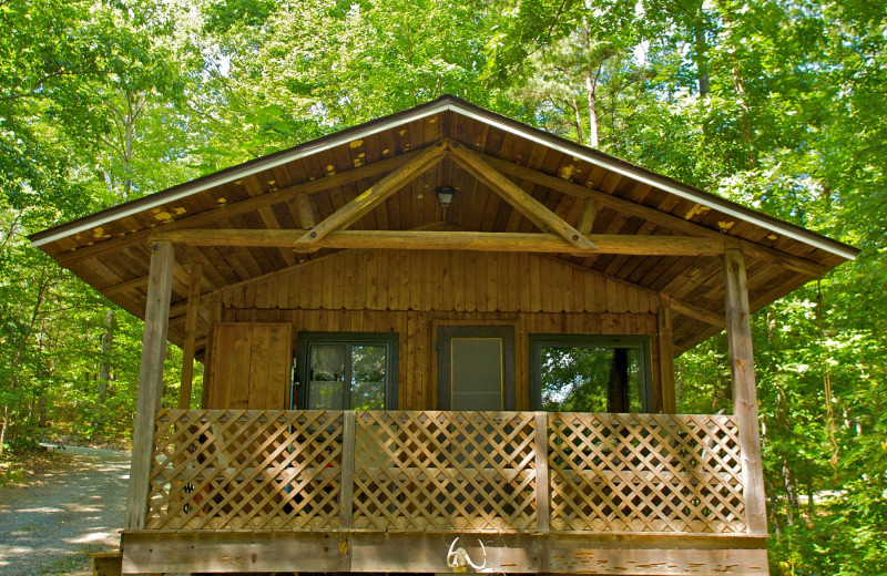 Cabin exterior at Montfair Resort Farm.